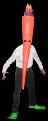 Jimmy as flaming carrot